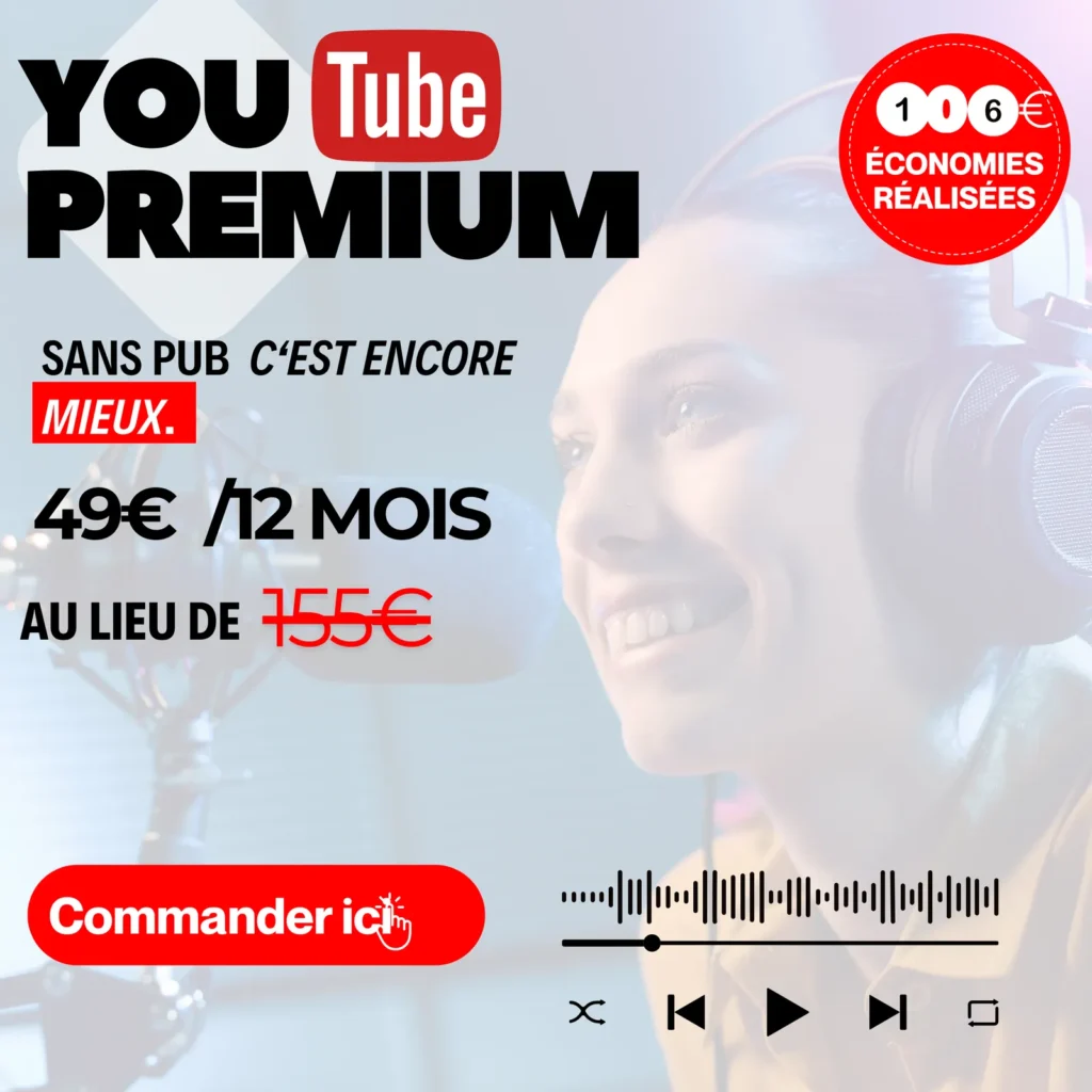 Account premium abonnement YouTube premium